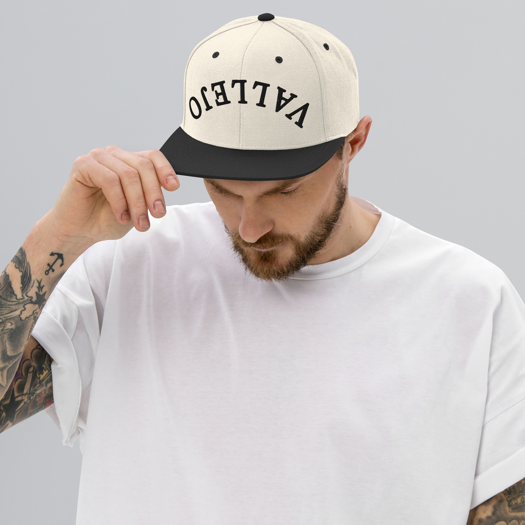 Upside Down Vallejo Embroidered Cap