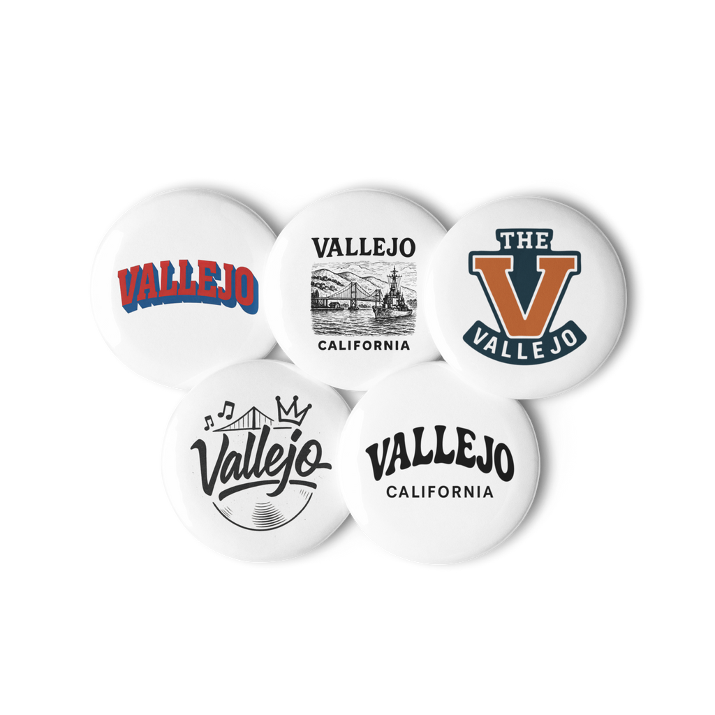 Set of 5 Vallejo Pin Buttons